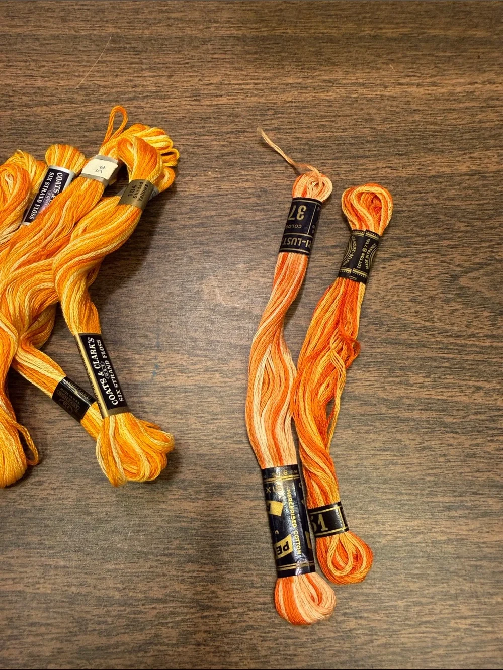 Vintage Embroidery Floss Assortment - Multicolor Set